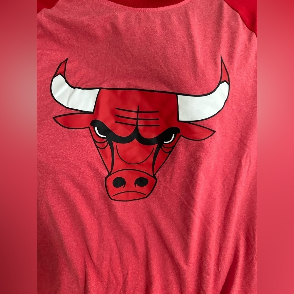 NBA CHICAGO BULLS Red Men's Shirt - Picture 3 of 5